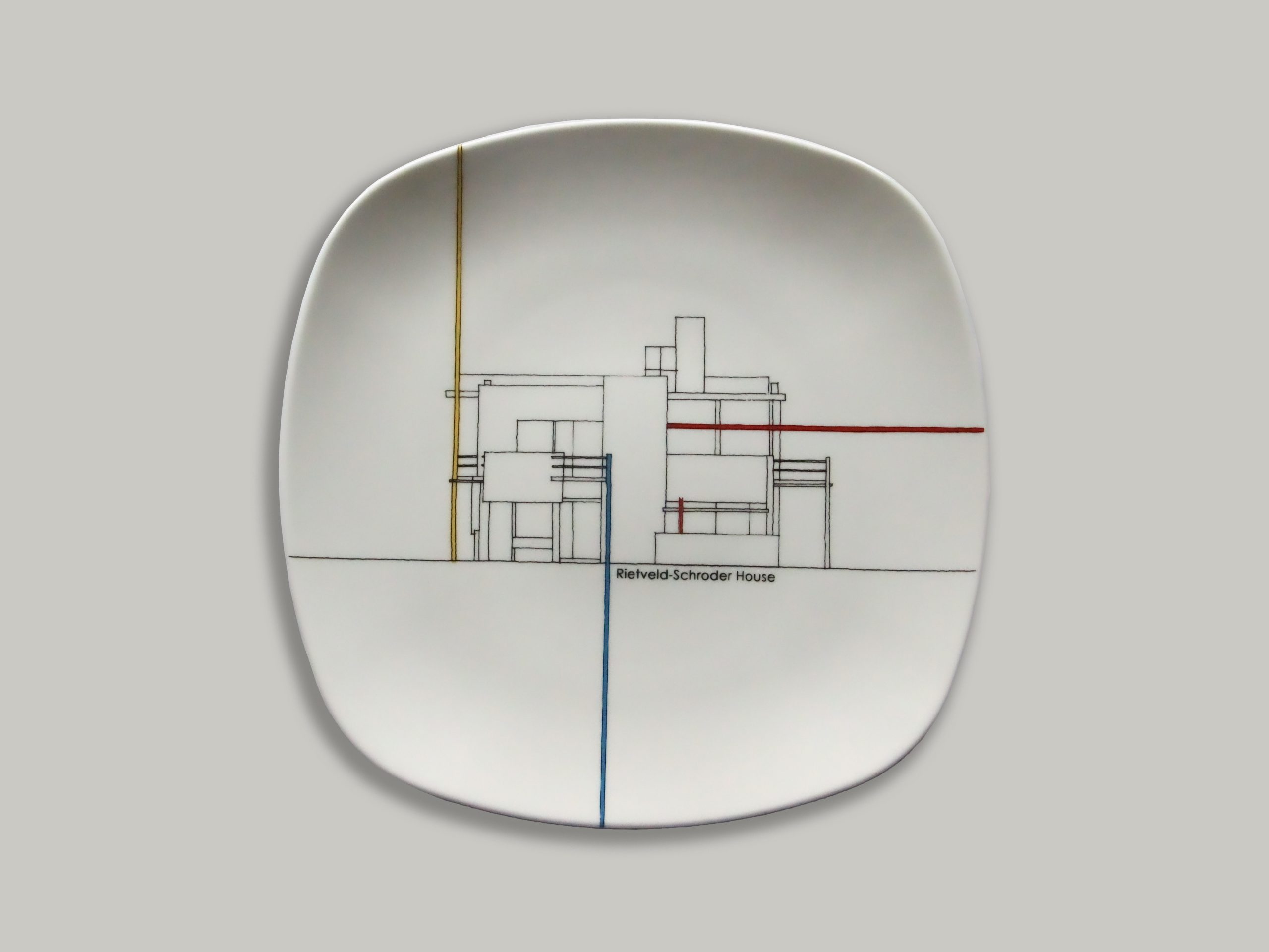 Rietveld-Schroder House Plate